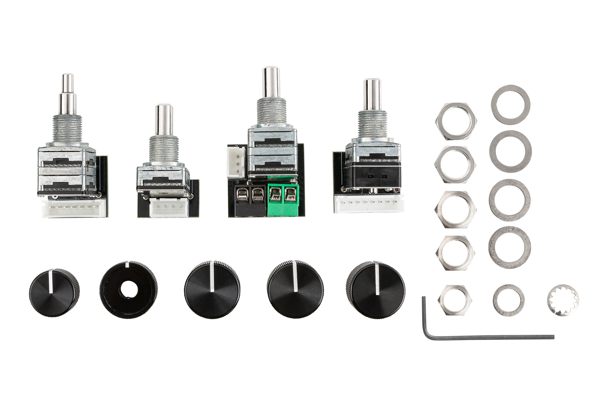 Sadowsky Onboard Bass Preamp (4-Knob System, no control plate), Lefthand