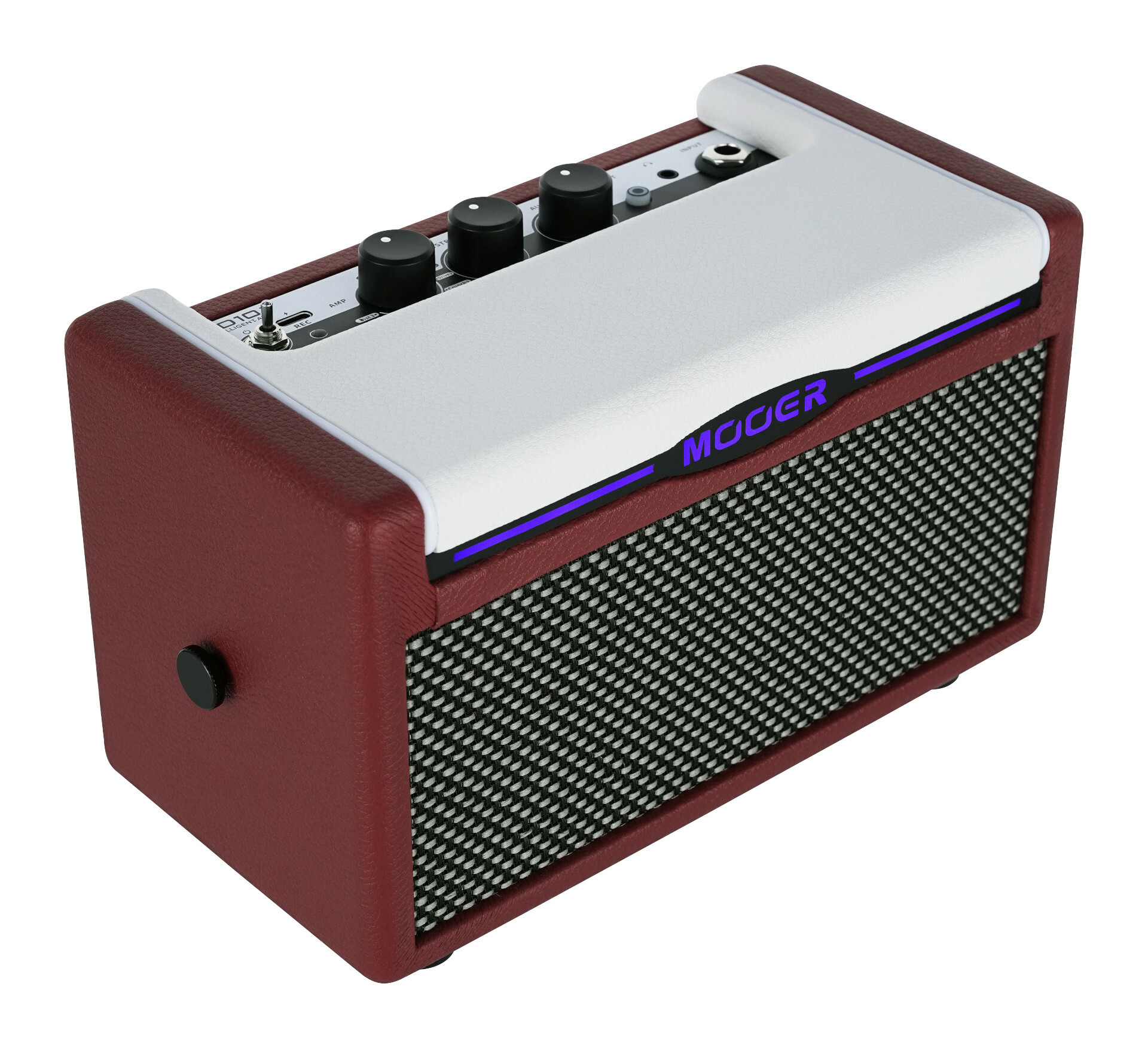 Mooer SD10i - Multi-Effects & Modeling Guitar Combo, 2x 2" / 10 Watt, Red