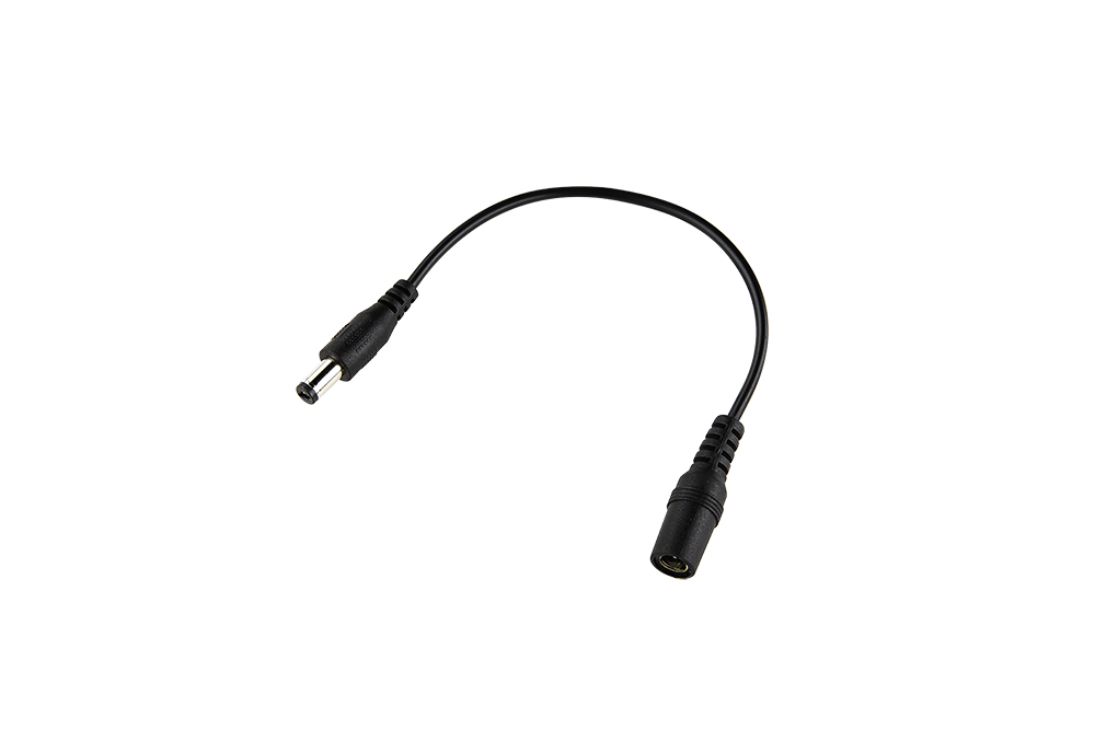 RockBoard Power Ace, Polarity Converter Adapter Cable, 2.1 x 5.5 mm straight male barrel plug to 2.1 x 5.5 mm straight female barrel jack