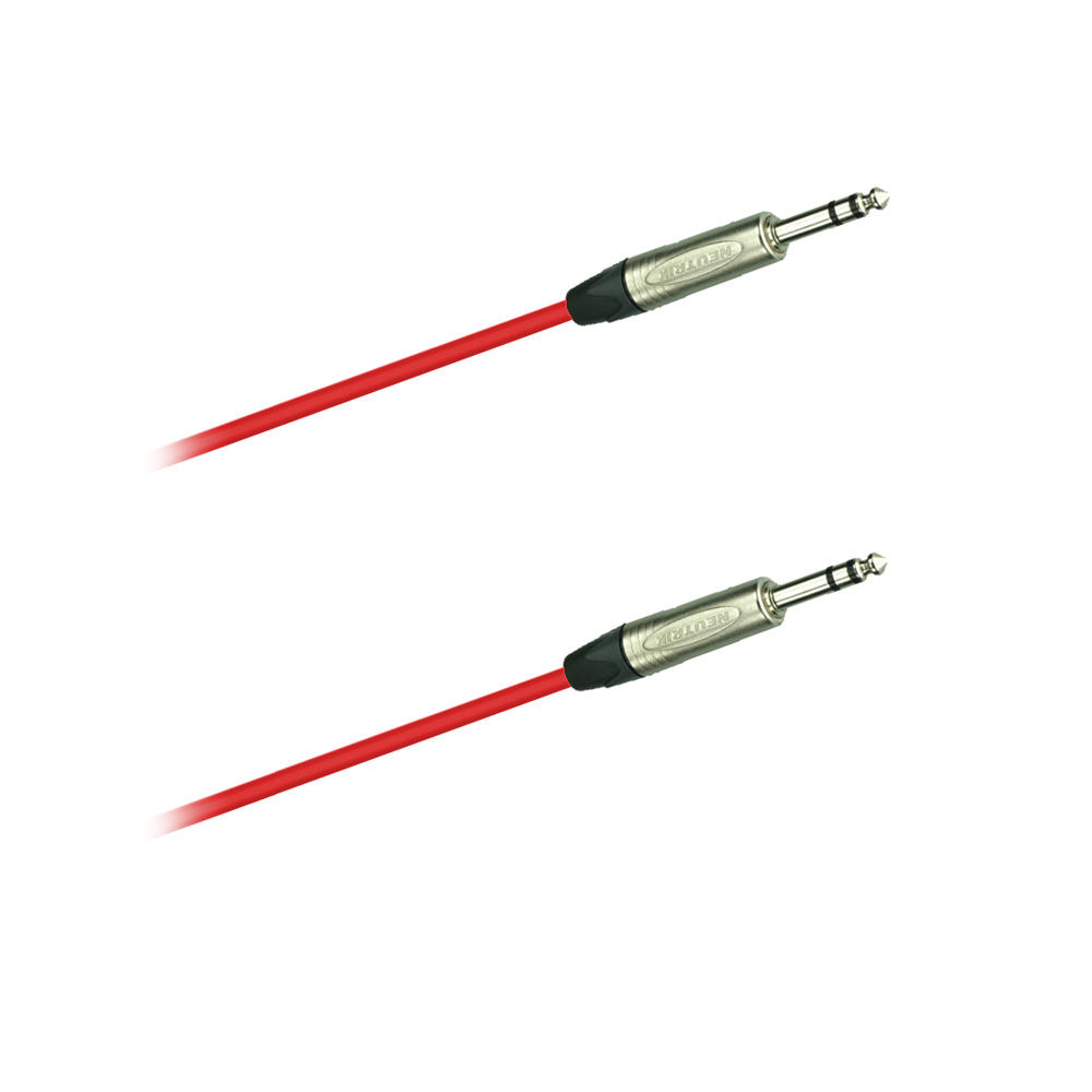 DREITEC 17860 Mikrofon Kabel 6 m, rot