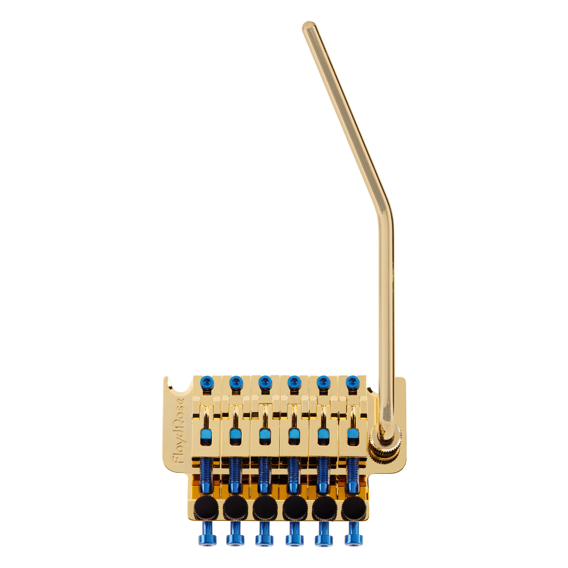 Floyd Rose FRT300-BL - Original Tremolo System - Gold with Blue Hardware