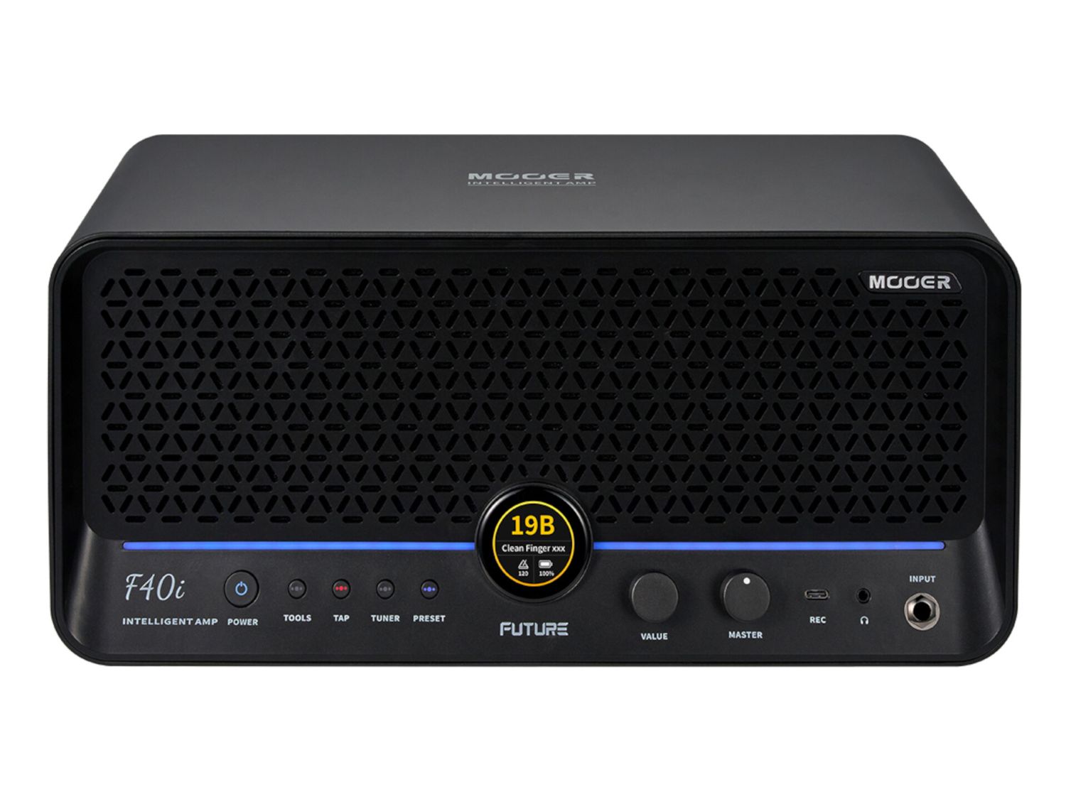 Mooer F40i - Multi-Effects & Modeling Guitar Combo, 40 Watt - Phantom Black