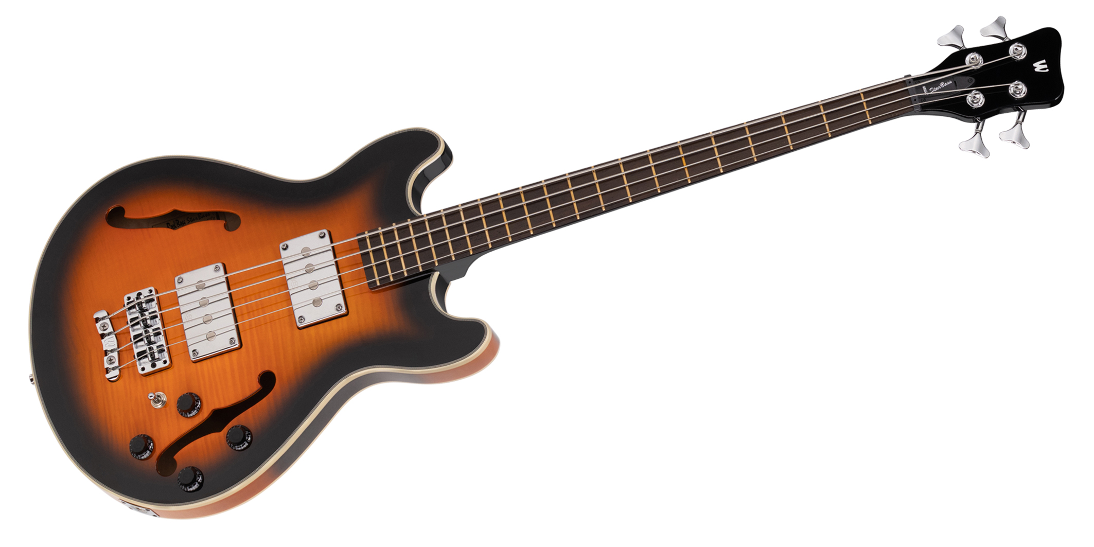 Warwick RockBass Star Bass, 4-String - Vintage Sunburst Transparent High Polish