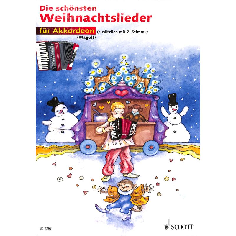 Magolt: Die schönsten Weihnachtslieder - für Akkordeon - ED 9363