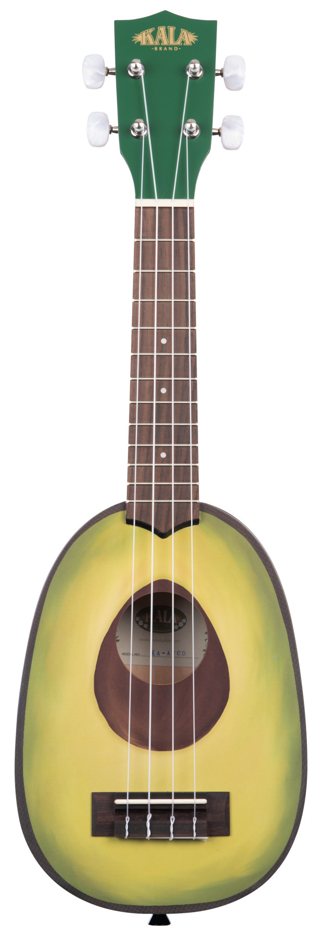 KALA KA-NV-GUAC - Novelty Series Guacalele Soprano Ukulele, with Bag