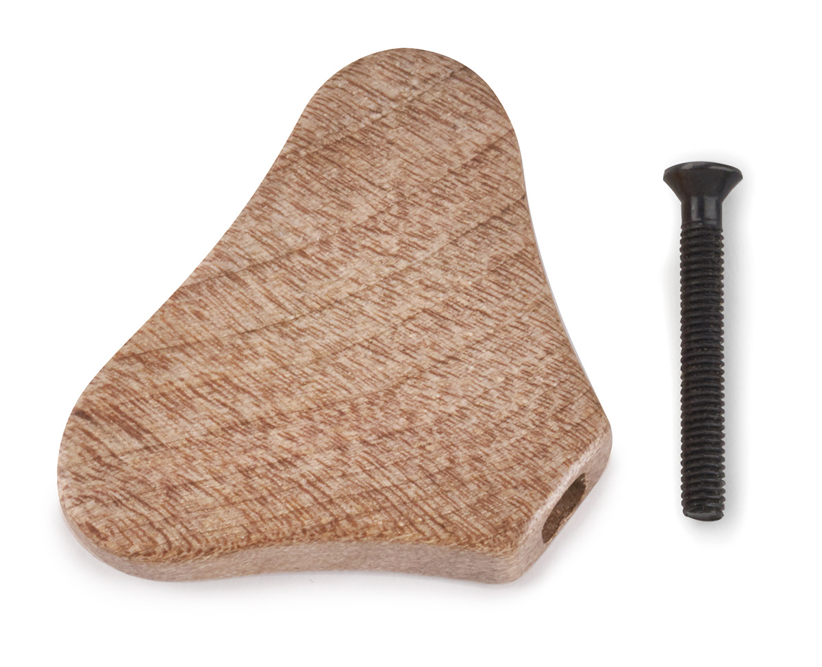 Warwick Parts - Wooden Peg for Warwick Machine Heads - Walnut Burl (with Black Screw)