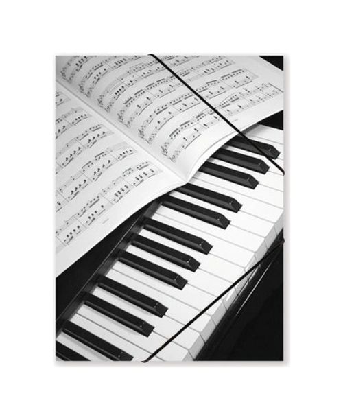 Gummispannmappe - Klavier/Notenblatt