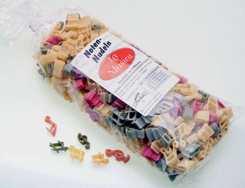 La Musica Noten-Nudeln bunt, ohne Konservierungsstoffe, 250 g