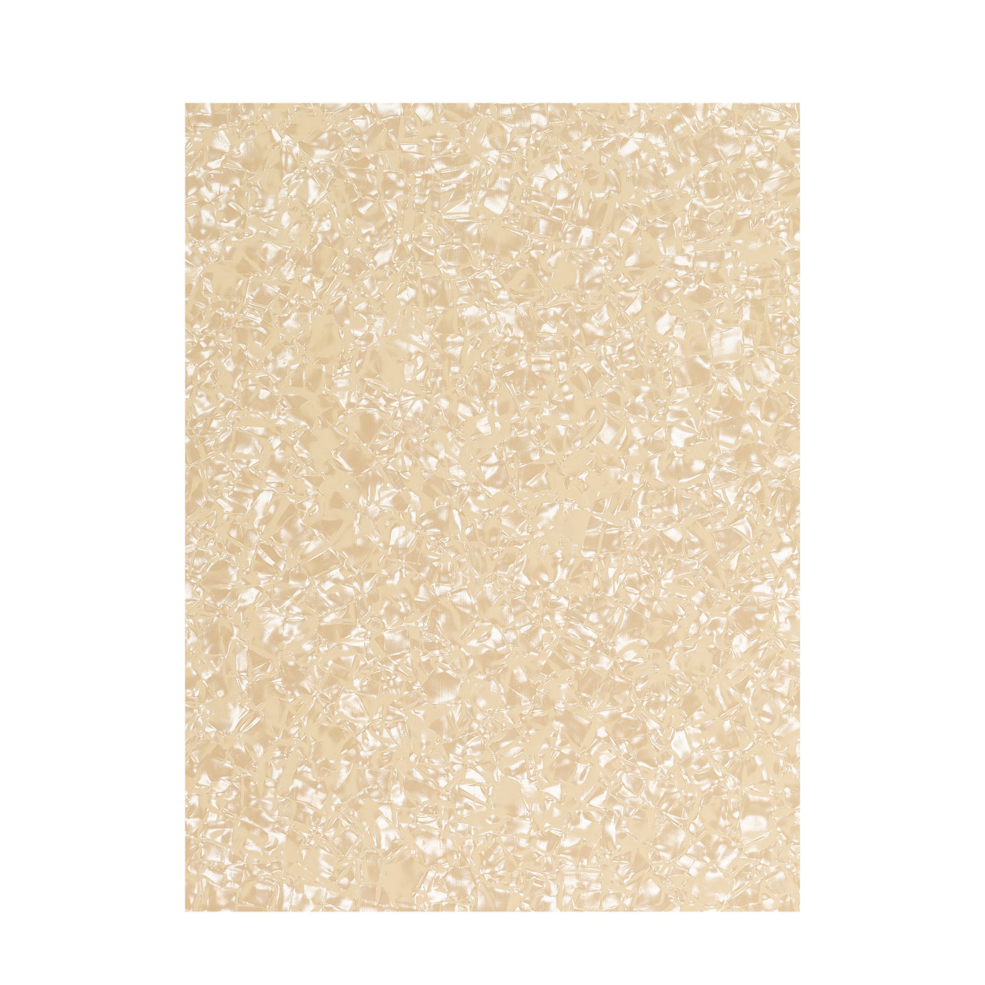 Pickguard Blank - 435 x 290 mm (17.1 x 11.4") - Cream Pearl