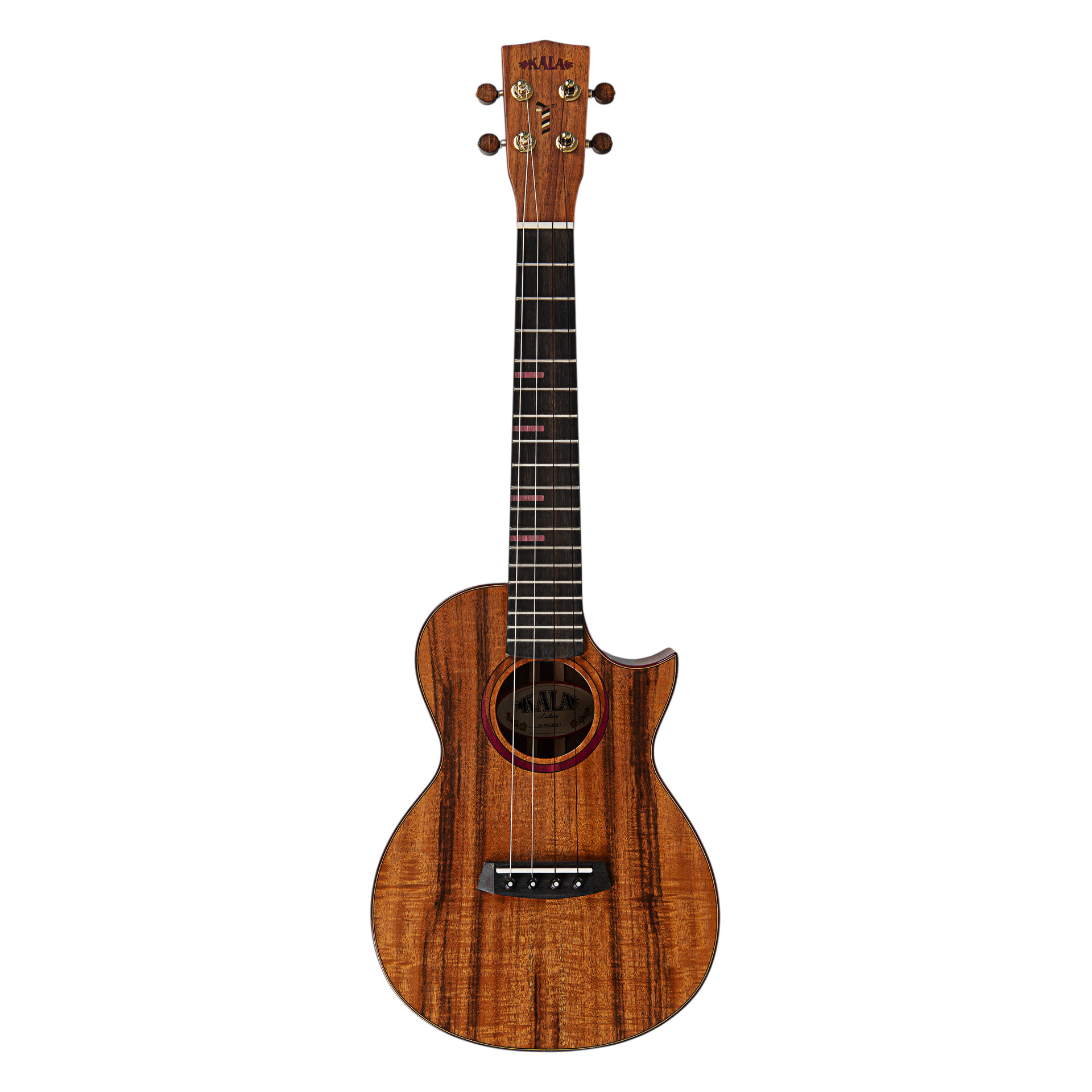 KALA KA-3CD-ACA-T - All Solid Acacia Three Cord Strand Tenor Ukulele, with Bag