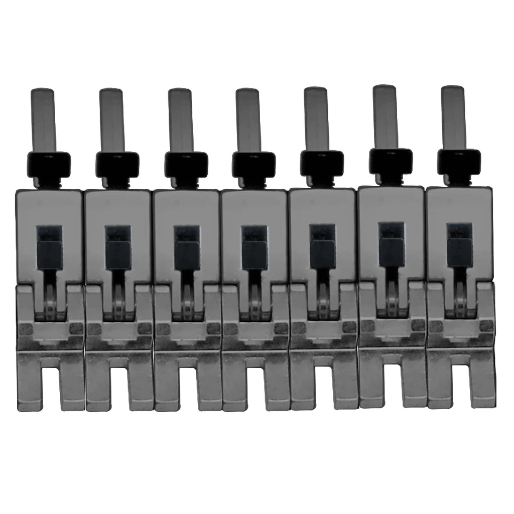 Floyd Rose FRP17BSSBN - 1000 Series Pro 7-String Saddle Set - Black Nickel