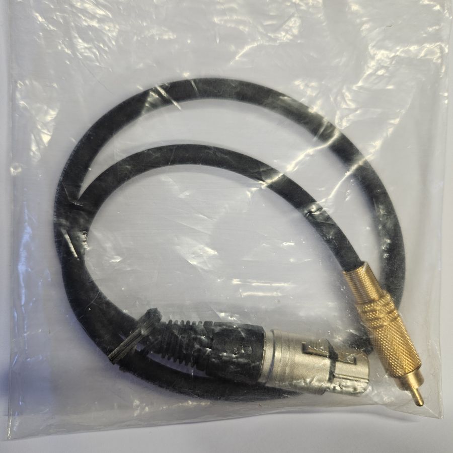 DREITEC 16712 Audiokabel 0,6 m, XLR/Cinch