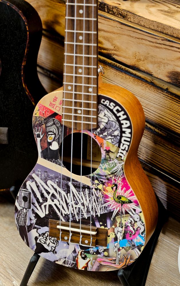 CASCHA HH 2600 Sopran Ukulele Art Series Urban SET