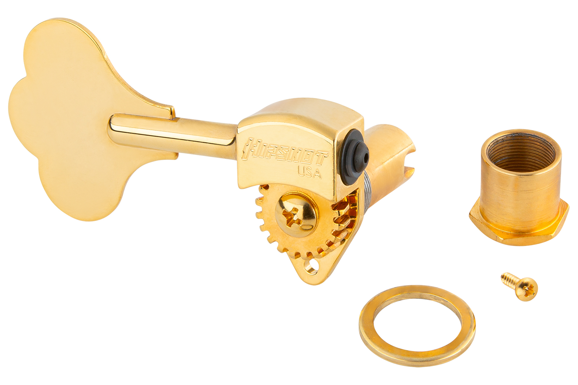 Sadowsky/Hipshot - Ultralite Bass Machine Head with Open Gear, Right (Treble) Side - Gold