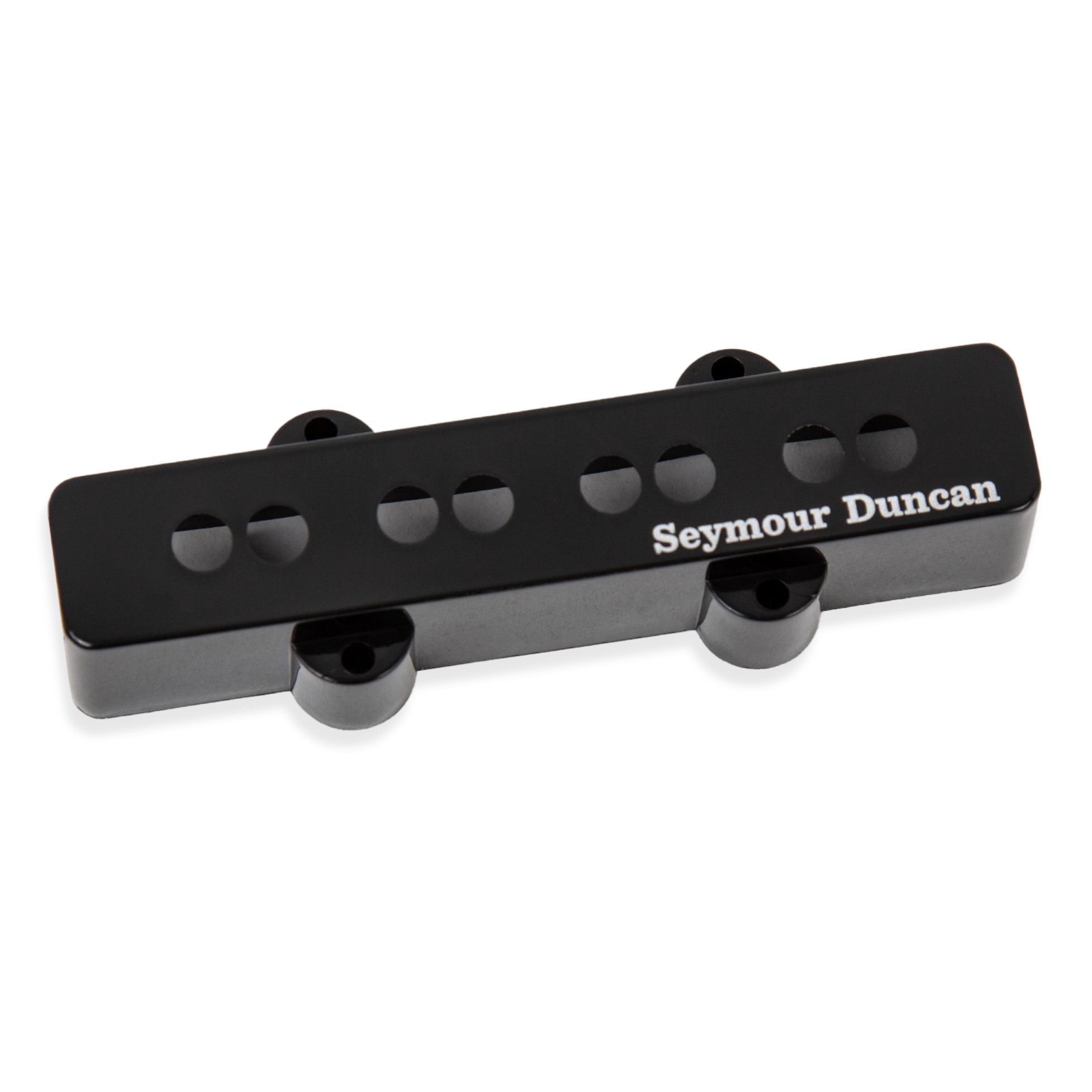 Seymour Duncan Pickup Cover for Quarter Pound Jazz Bass, Bridge, 4-String - Black with Logo