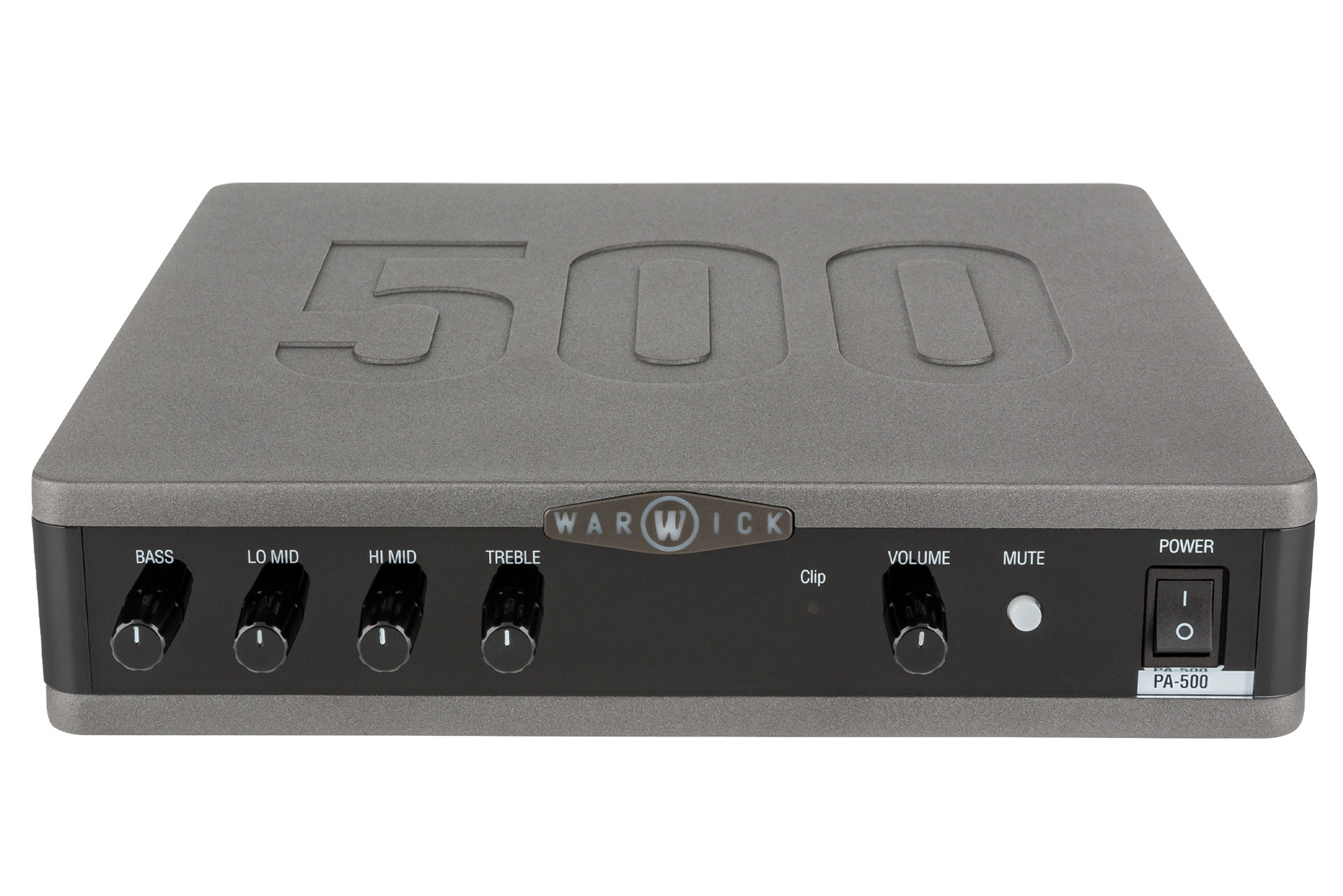Warwick PA 500 Bass Power Amp Head with 4-Band Equalizer, 500 Watt