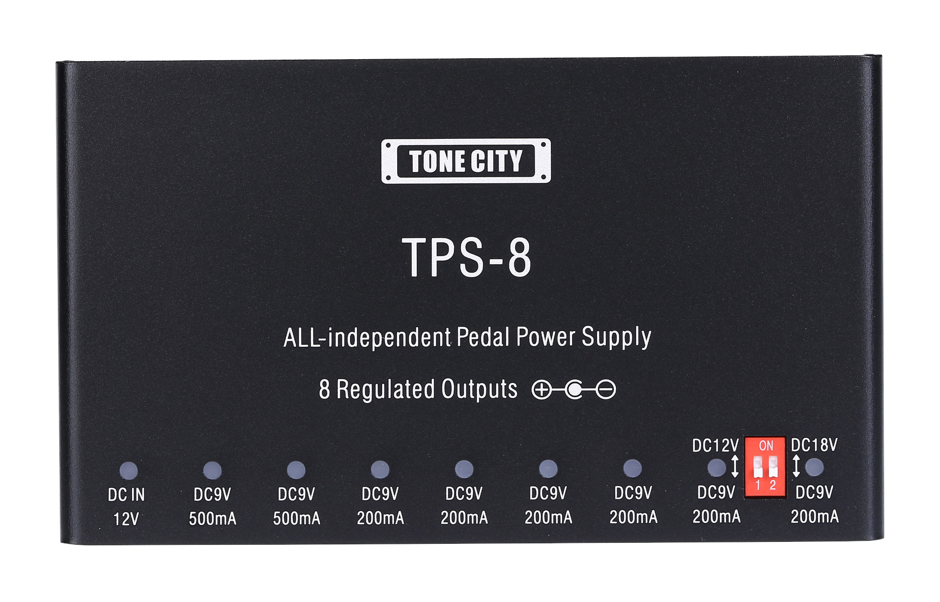 Tone City TPS-08 - Multi Power Supply with 8 Outputs