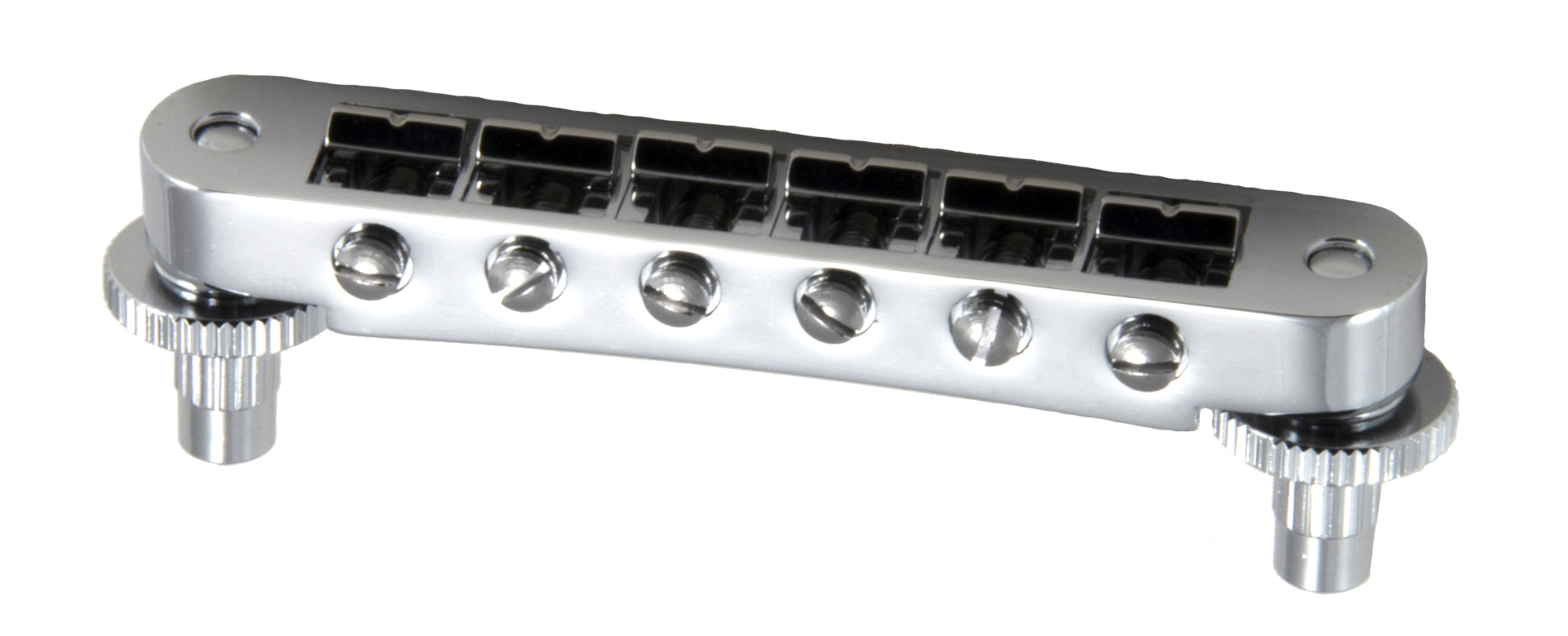 Grover 520C Tune-O-Matic Guitar Bridge (Notched) - Chrome