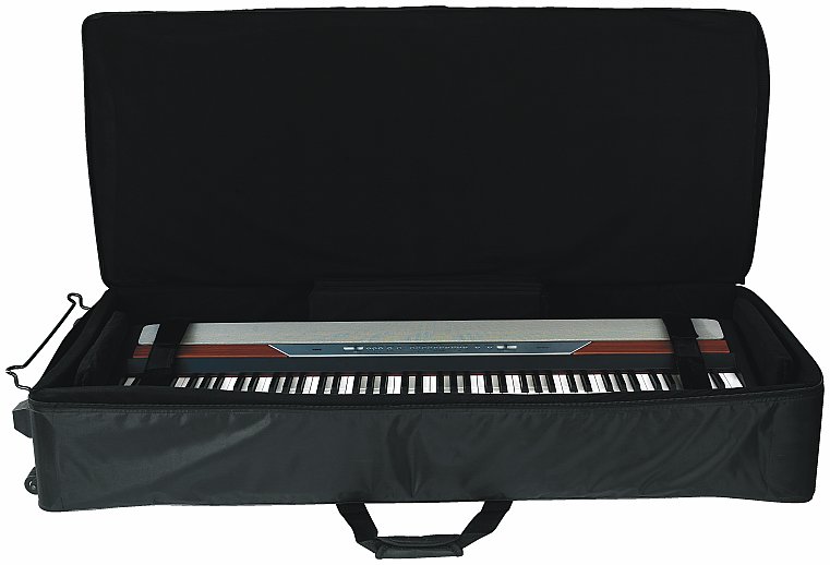 RockCase RC 21633 B - Premium Line Keyboard Soft-Light Case + Rollen, 88 Tasten