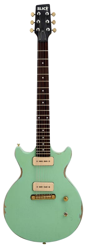 Slick SL 60 SG E-Gitarre Surf Green