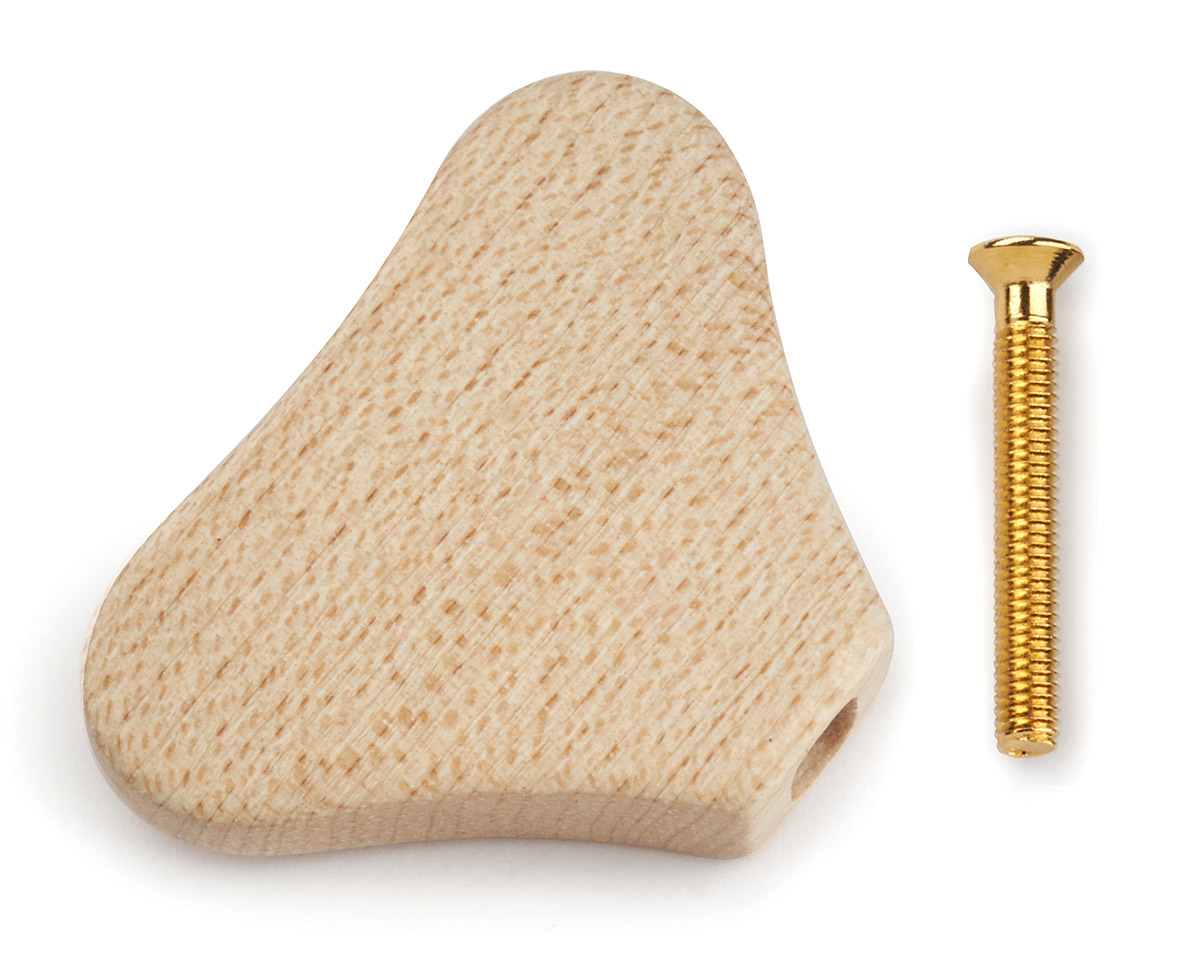 Warwick Parts - Wooden Peg for Warwick Machine Heads - Maple (with Gold Screw)