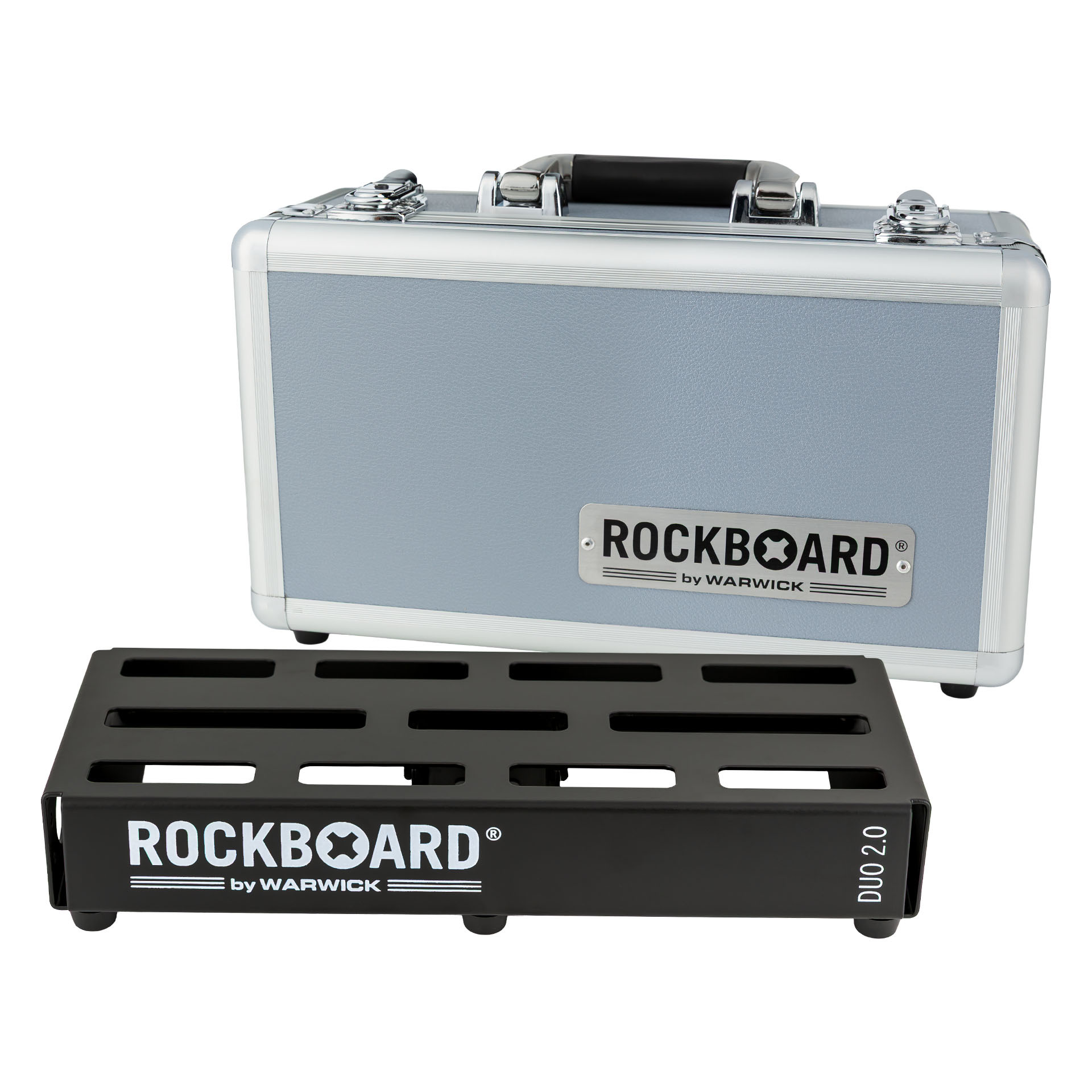 RockBoard DUO 2.0, Pedalboard with Flight Case