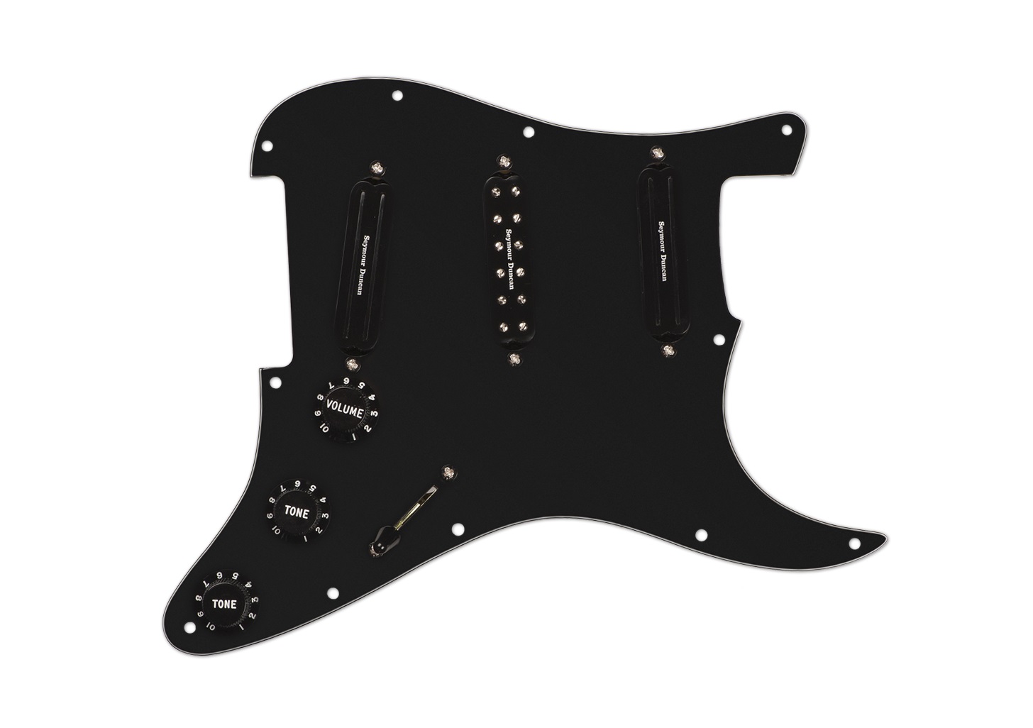Seymour Duncan Dave Murray Loaded Pickguard, Black