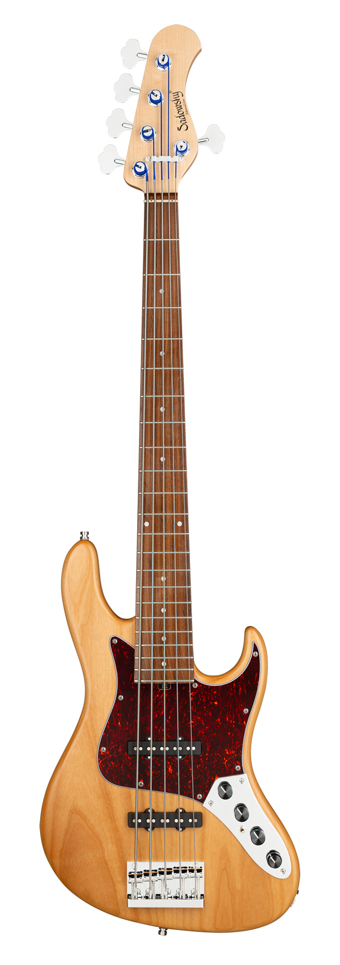 Sadowsky MetroLine 22-Fret Will Lee Artist Line Bass, Red Alder Body, Morado Fingerboard, 5-String - Natural Transparent Satin