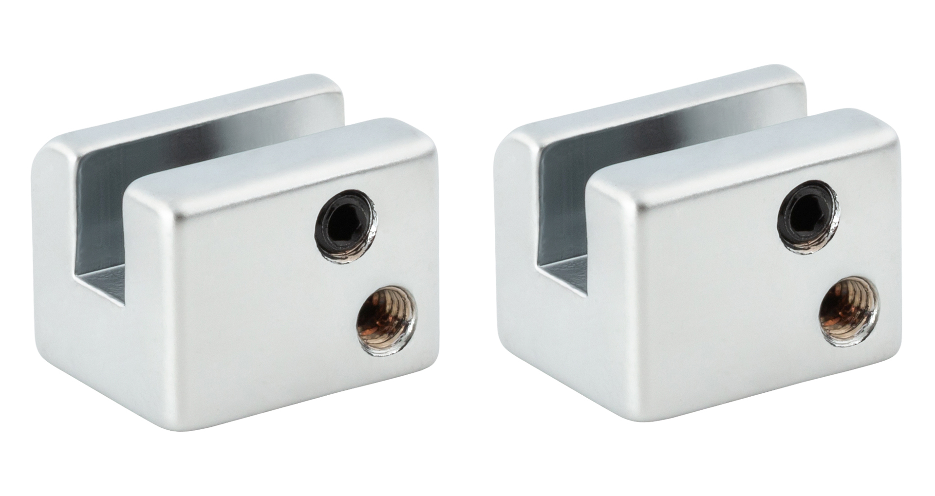Warwick Parts - Saddle body, Narrow - Satin Chrome, 2 pcs.