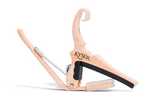 KYSER Kapodaster Quick-Change Capo Akustikgitarre, ahornfarbig