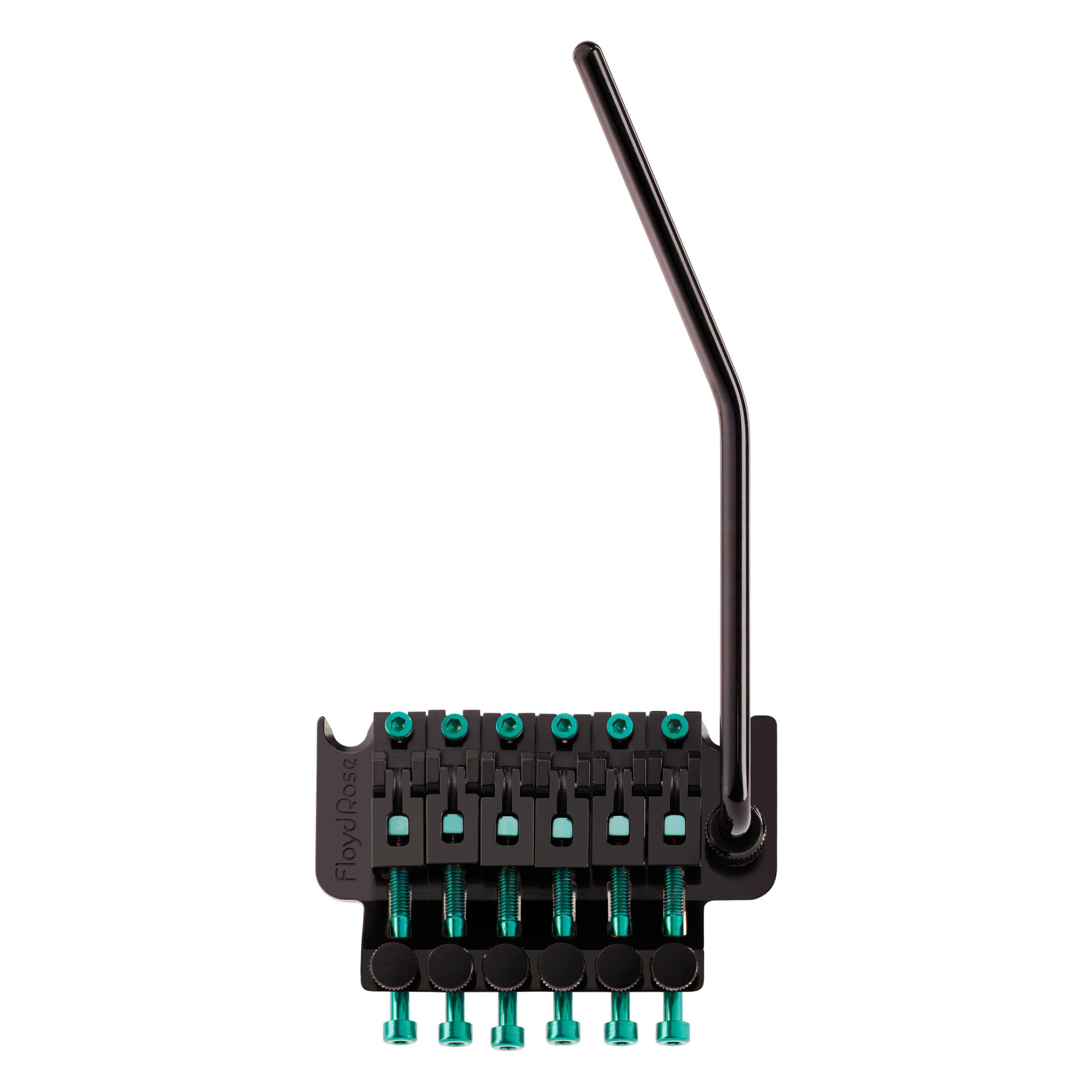 Floyd Rose FRT200-GN - Original Tremolo System - Black with Green Hardware
