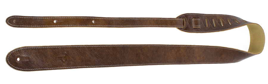 Perri's 6554 Premium Leder Gurt, chestnut - Italian Leathers Series