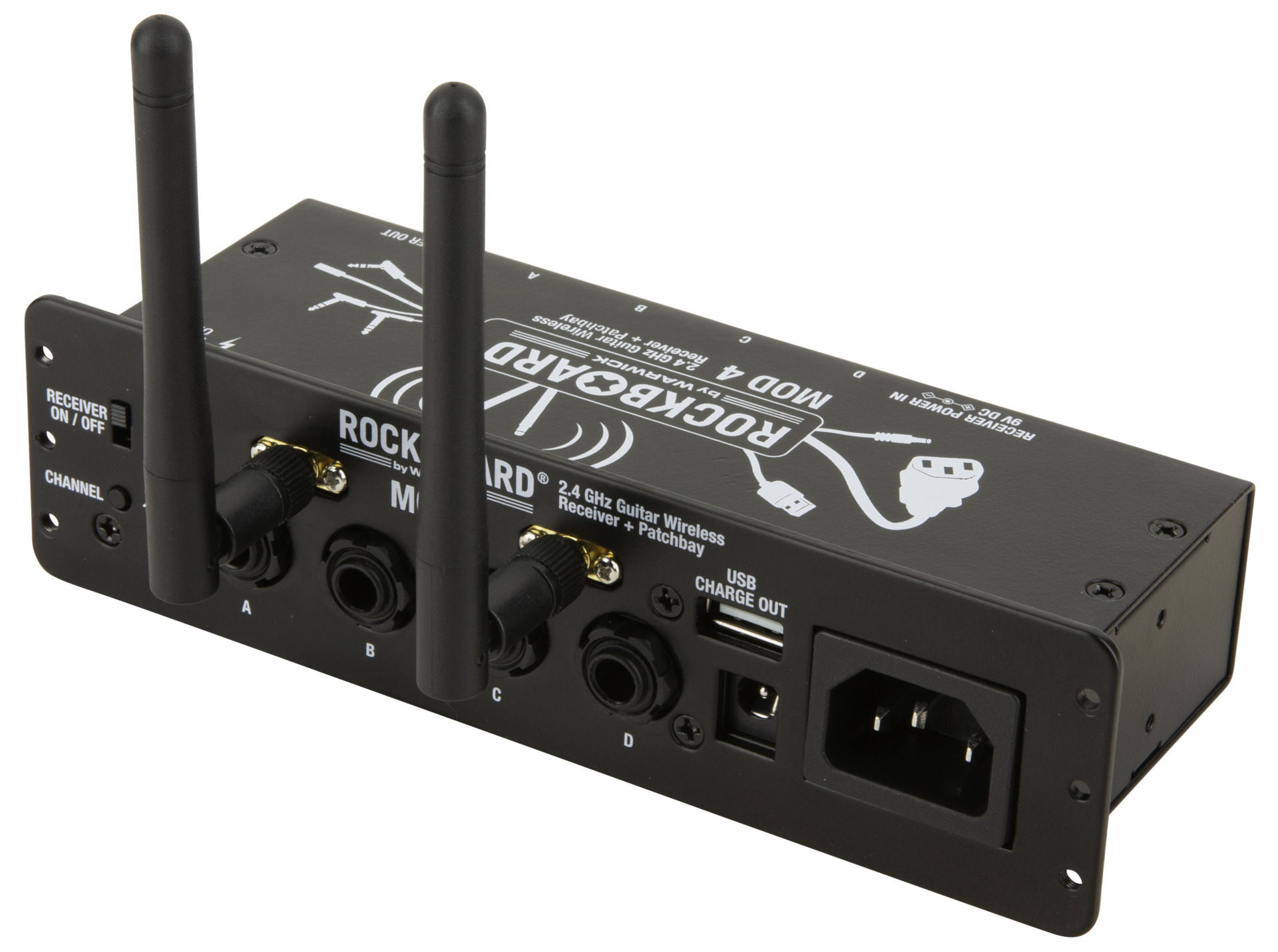 RockBoard MOD 4 - 2.4 GHz Guitar Wireless Receiver + TRS Patchbay
