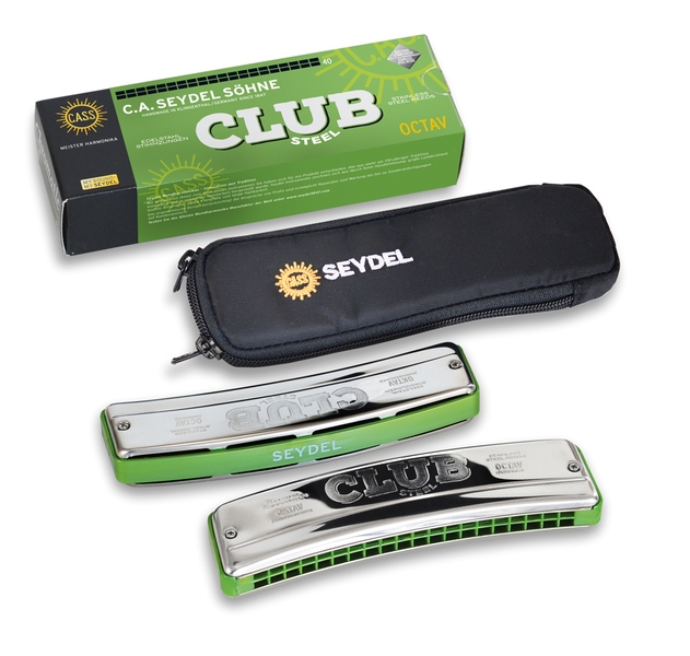 SEYDEL 31400 Club Steel Oktav Mundharmonika