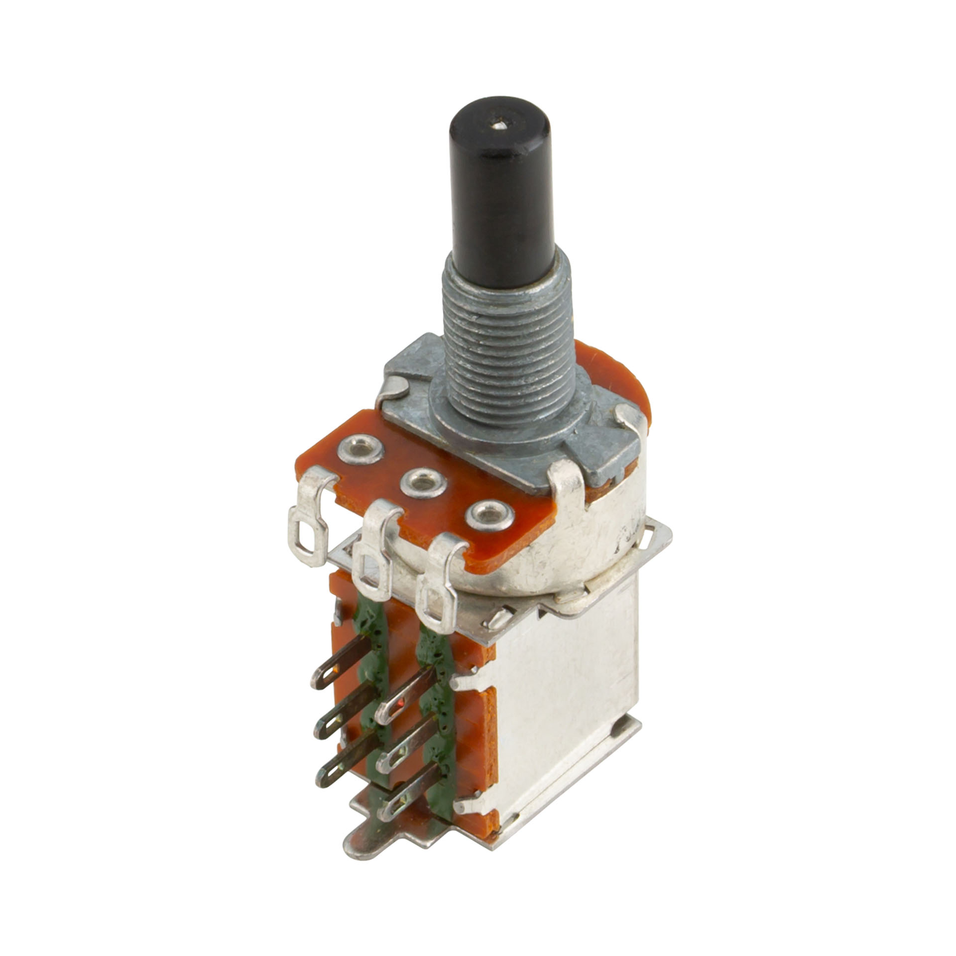 Bartolini MK1 Mono Potentiometer, A500K, Push/Pull, DPDT, Solid Shaft