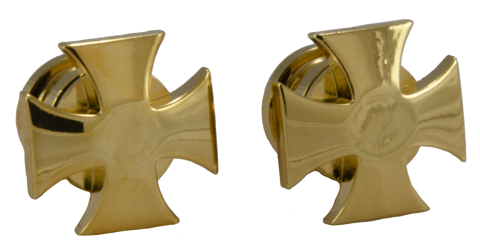 Grover S 640G - Artist Strap Buttons, Iron Cross - Gold