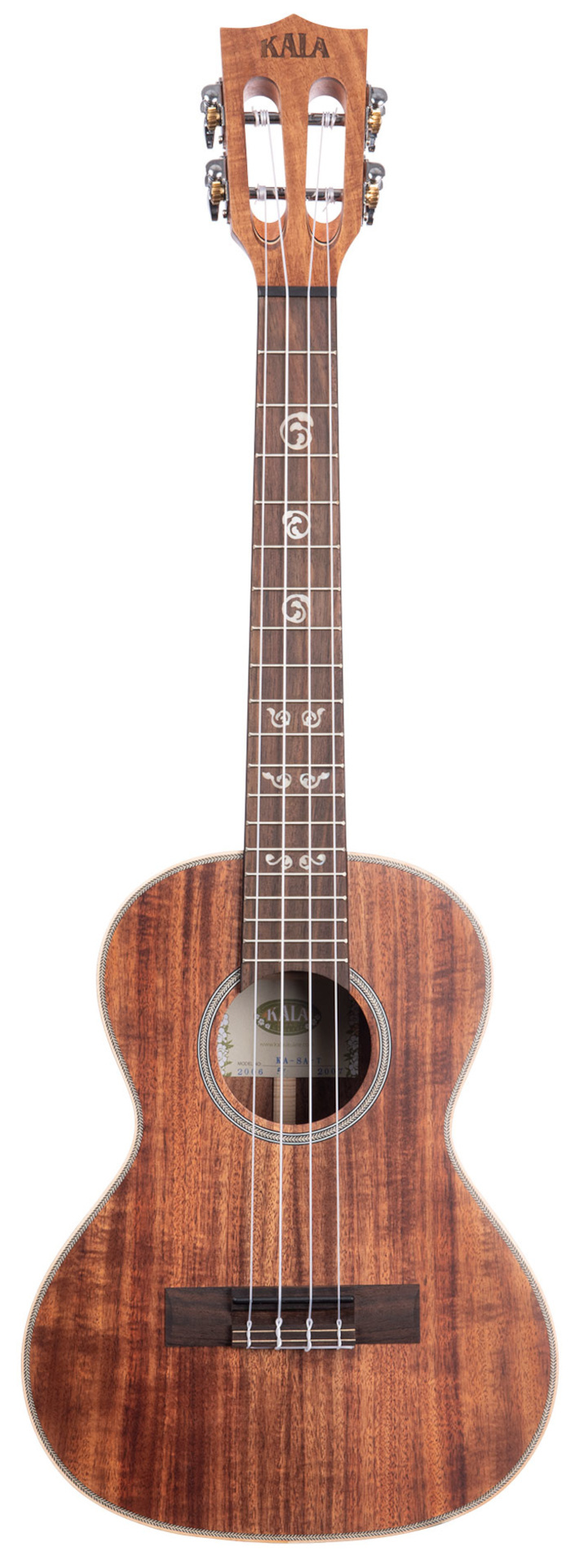 KALA KA-SA-T - All Solid Acacia Tenor Ukulele, with Case (UC-T)