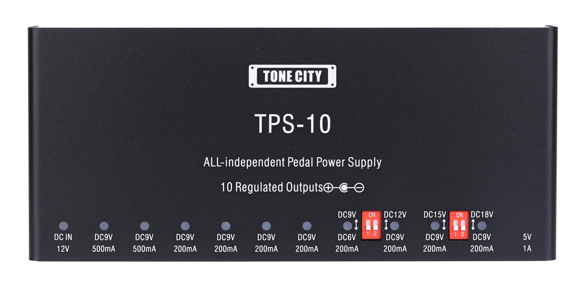 Tone City TPS-10 - Multi Power Supply with 10 Outputs