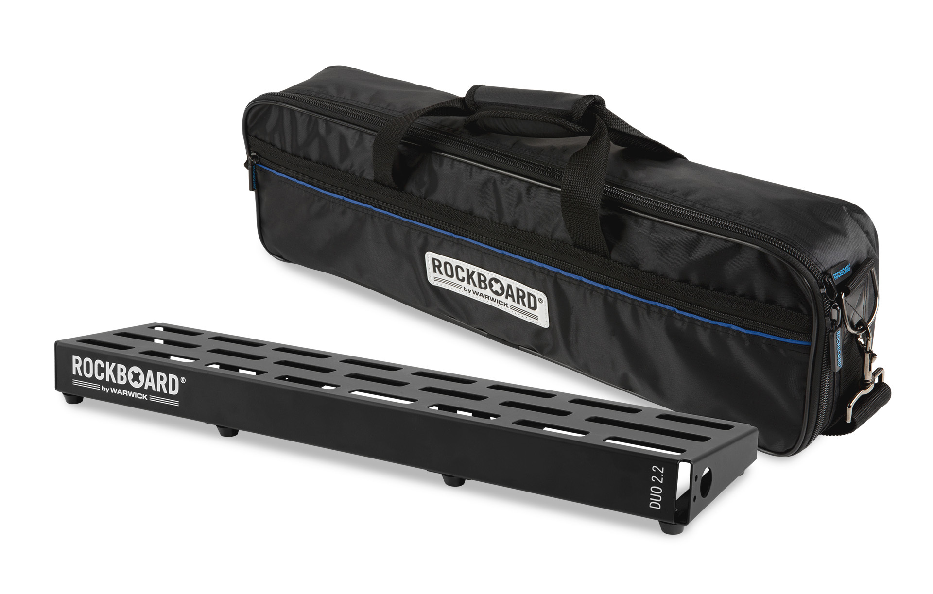 RockBoard DUO 2.2, Pedalboard with Gig Bag