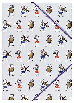 Gummispannmappe "Little Philharmonics"
