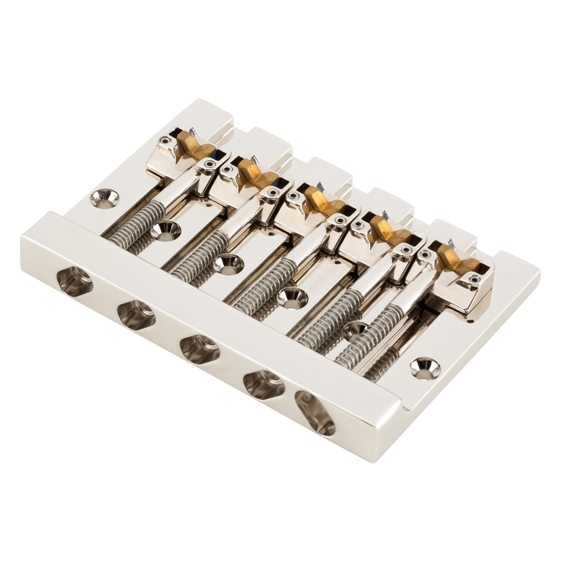 HIPSHOT 5 String KickAss Bass Bridge - Mounting Style I - Nickel