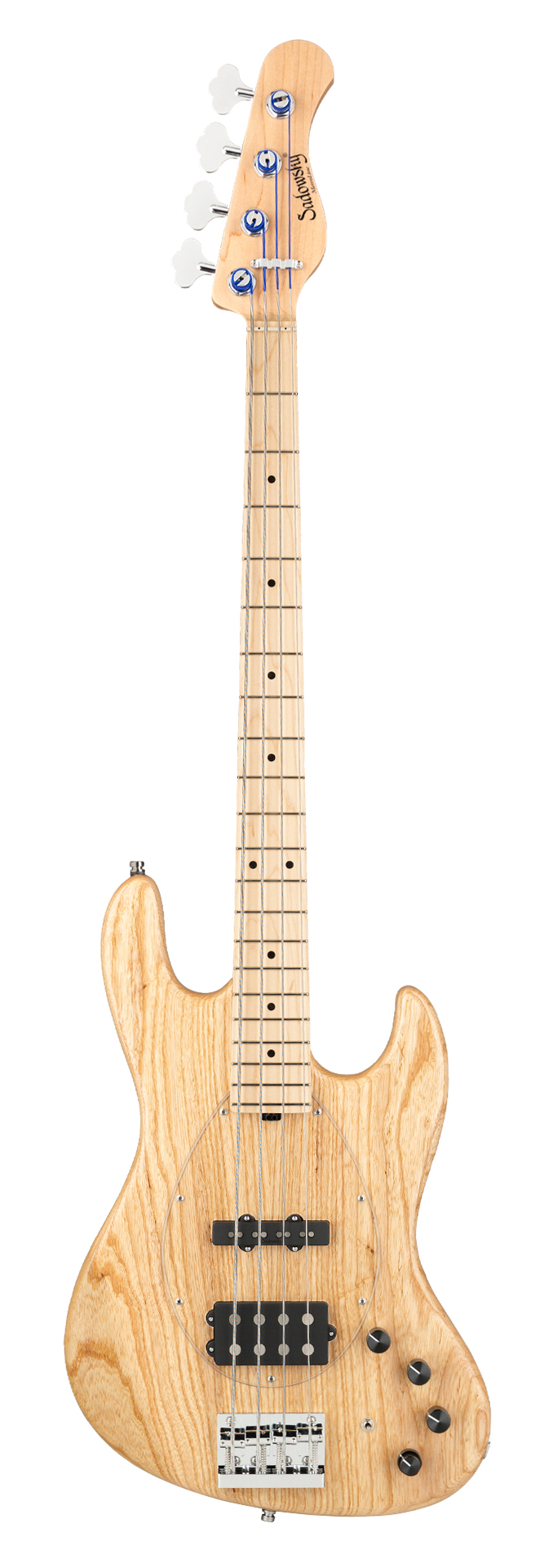 Sadowsky MetroLine 21-Fret Vintage M/J Bass, Swamp Ash Body, Maple Fingerboard, 4-String - Natural Transparent Satin