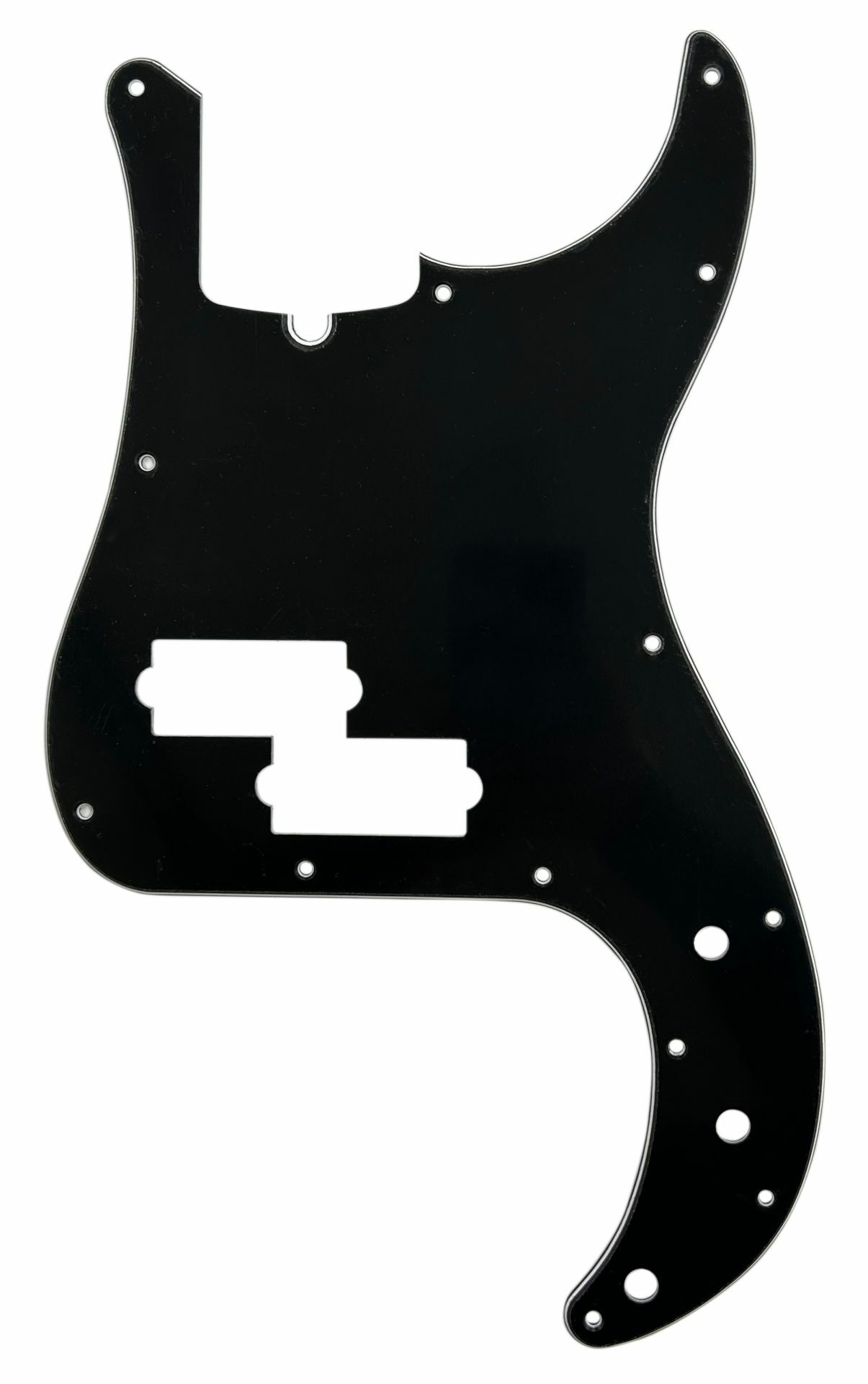 D'Andrea P-Bass Pickguard (DPP PB BWB SS), Black