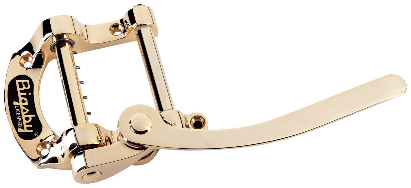 Bigsby B50 Vibrato - Flat Top Solid Body Guitars - Gold