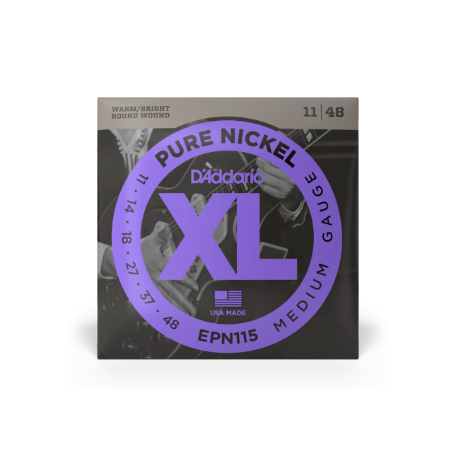 D'Addario EPN115 Pure Nickel, Blues/Jazz Rock, 011-048 Saiten E-Gitarre