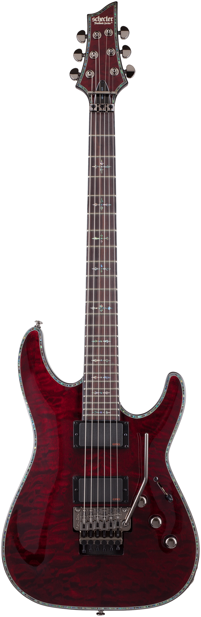 SCHECTER E-Gitarre Hellraiser C-1 FR, Black Cherry