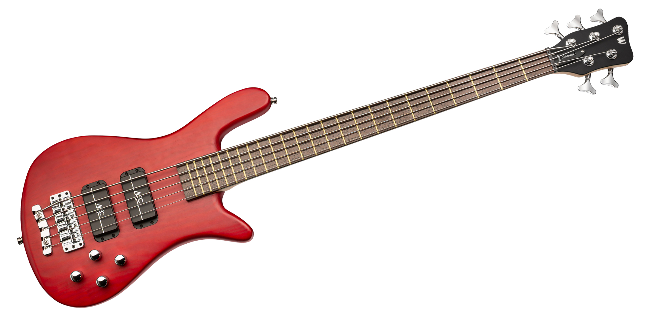 Warwick RockBass Streamer Standard, 5-String - Burgundy Red Transparent Satin