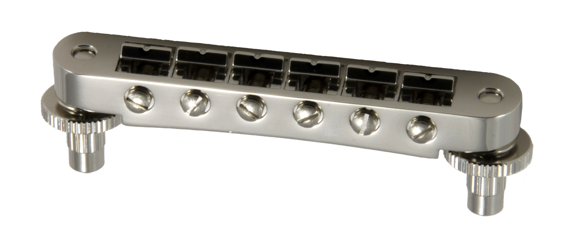 Grover 520N Tune-O-Matic Guitar Bridge (Notched) - Nickel