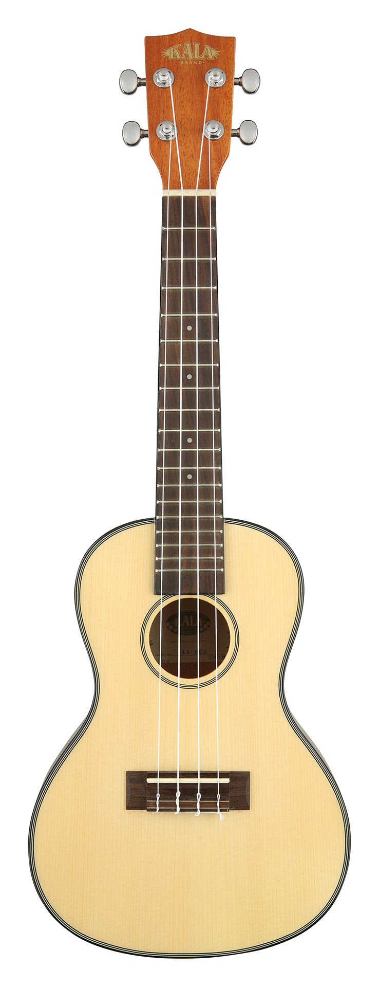KALA KA-SCG - Solid Spruce Mahogany Concert Ukulele, with Bag (UB-C)