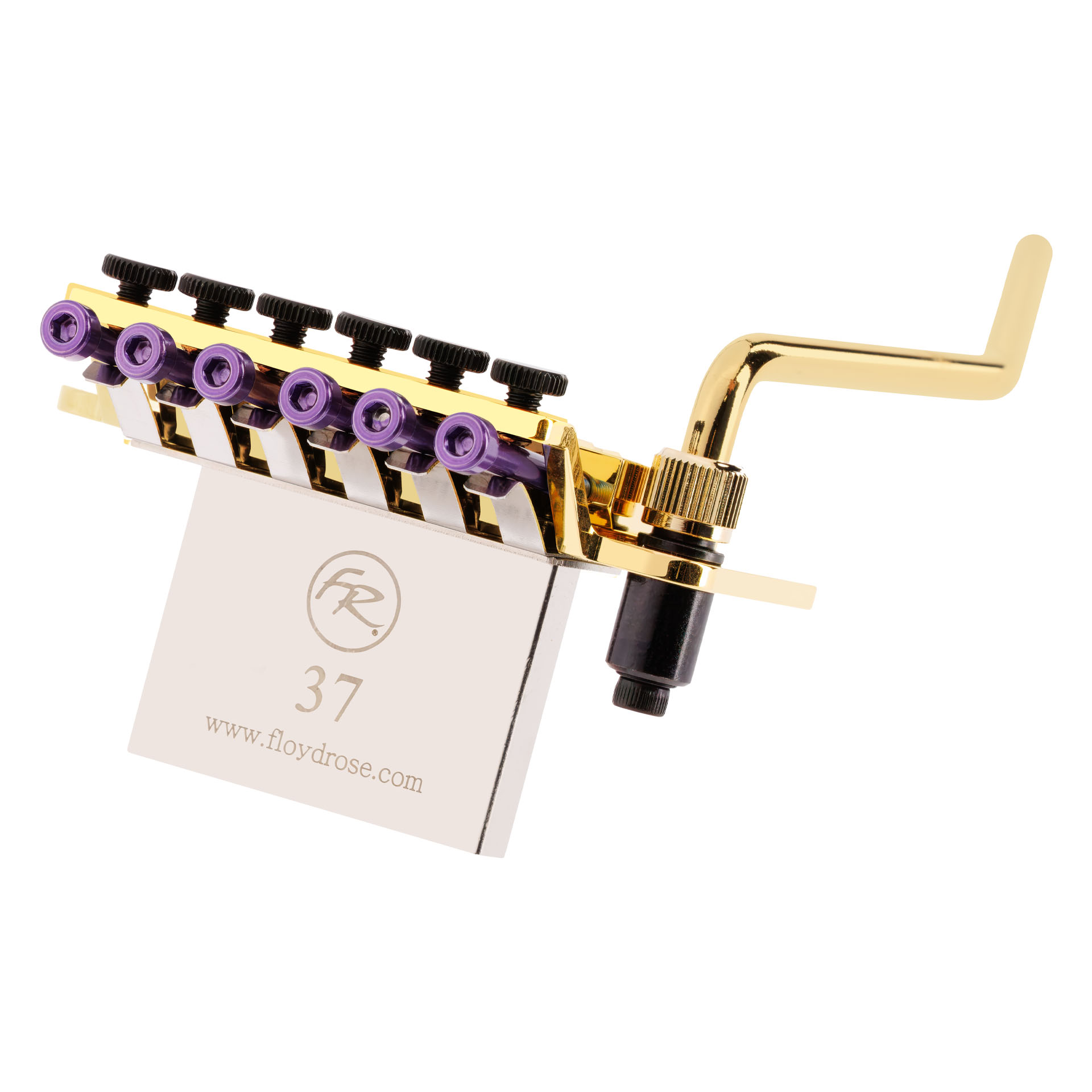 Floyd Rose FRT300-PL - Original Tremolo System - Gold with Purple Hardware